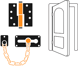 Встановлення дверної фурнітури